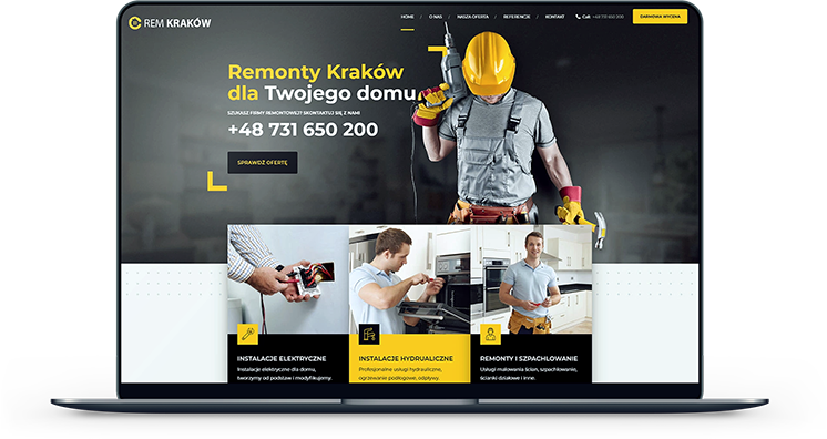 Strona Internetowa - Rem Kraków