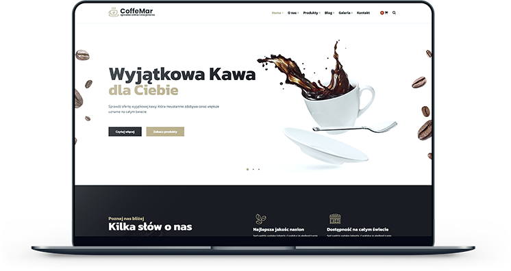 Strona Internetowa - Kawiarnia