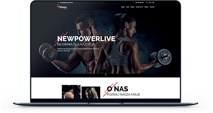 Strona Internetowa - NewPowerLive